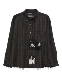 Enfants Riches Déprimés plaid-pattern Shirt | Grey | FARFETCH at Farfetch